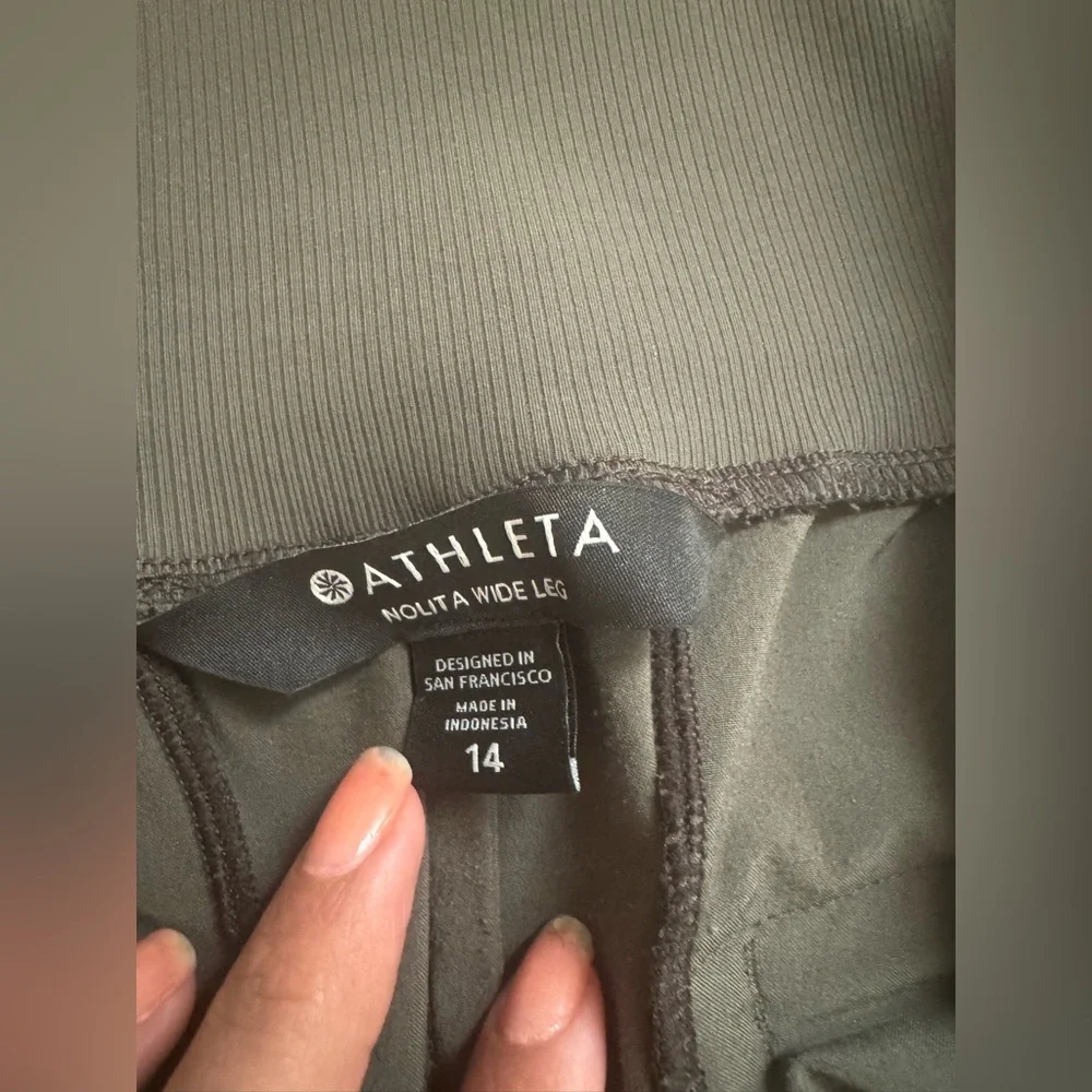 Athleta Nolita Wide Leg Pants size 14 - Picture 2 of 8